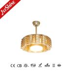 Home Office 2022 5 Speed Remote Control Switch Hidden Blade Led Ceiling Fan by