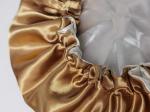 Ladies Double Layer Vendors Satin Hair Bonnet Reversible For Sleep