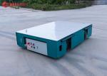 Auto Precast Concrete Floor Industrial Trolley Cart , 1-500 Tons Turning Battery