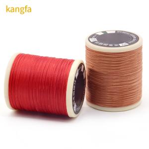 China 70m High Tension Polyester Thread for Leather Sewing 0.6mm Yarn Count Cored Sewing Thread factory