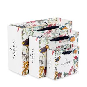 China CMYK Custom Paper Shopping Bags For Clothing Store Or Cosmetic Store factory