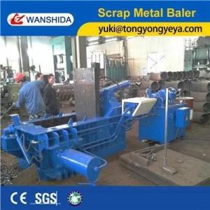 China 100 Ton Scrap Metal Baler Machine Thickness 2mm Metal Scrap Baling Press factory
