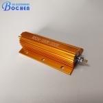 BOCHEN RX24 25W 50W 100W Golden Aluminum Housed Wirewound Resistors Transducer