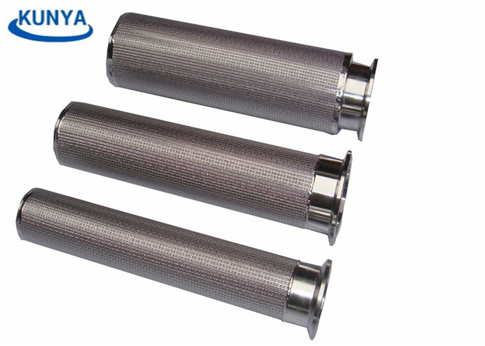 12mm Round Perforated Metal Mesh Cylinder 1um Glass Fiber Wire Mesh Tube