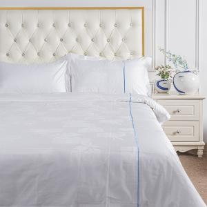 China 100% Combed Cotton Hotel Linen 1000TC Jacquard Bedding Set factory