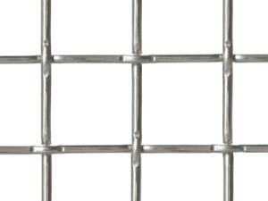 China Stainless Steel 4&quot; Opening Lock Crimped Wire Mesh 0.189&quot; Diameter Wire Multipurpose factory