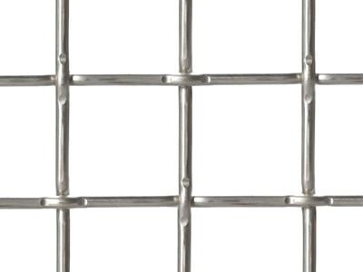 Stainless Steel 4" Opening Lock Crimped Wire Mesh 0.189" Diameter Wire