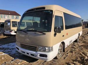 China Used Toyota Coaster Bus Left Hand Drive diesel toyota coaster mini bus for sale factory
