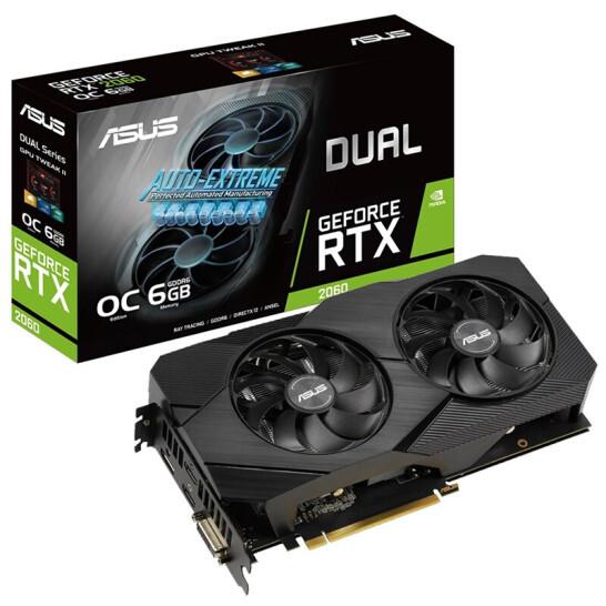 ASUS GAMING OC GPU Graphic Card 6GB Desktop RTX2060 O6G Gaming Video Card 360GB