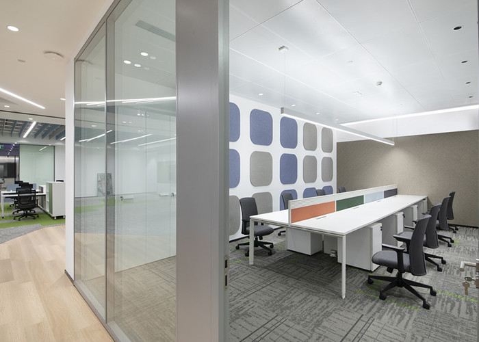 Smart glass partition wall office controller dimming glaas pivot door smart office door