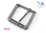 Nickle Color Metal Belt Buckle 38mm Size Polished With Plating Custom Logo