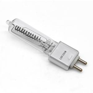 China 1000w 240v 2 Pin Halogen Bulb Theatre Photo Projection G9.5 Base 3200K factory