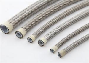 China Steel AISI 304 Over Braid Smooth PTFE Hose for Oil / Coolant factory