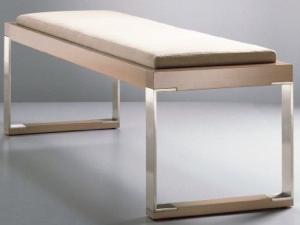 China Durable Hotel Lobby Furniture 1200*400*450mm Stylish Indoor Benches factory