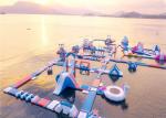 PVC 0.9mm Tarpaulin Aqua Park Equipment , Amusement Water Parks UV Resistant
