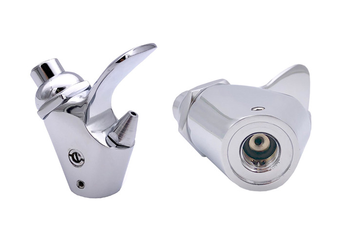 Push Button Control Drinking Fountain Bubbler Faucet , Water Fountain Bubbler Parts