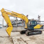 22 Ton Used Hyundai 220LC-9S Excavator with Original Hydraulic Cylinder at