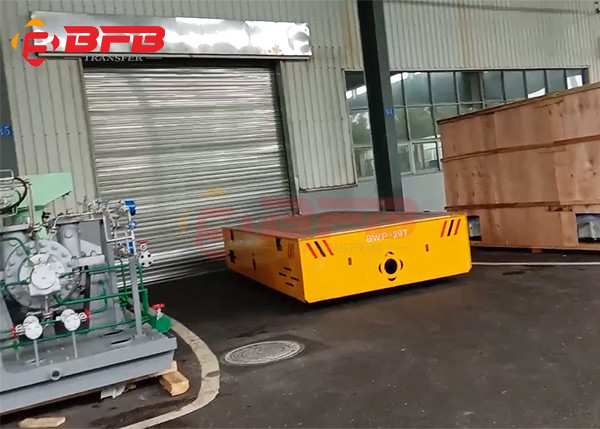 Electric Trackless Agv Battery Powered Trolley For Redar Guidance