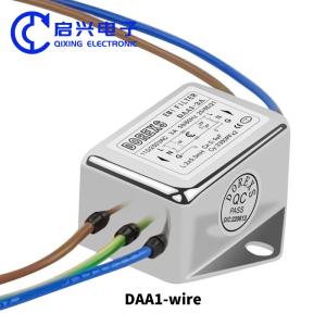 China DAA1 10A Emi Filter Power Line EMI Noise Filter Manufacturer Single Phase AC 110VAC-250VAC 3A 6A 10A Emi Filter 16a on sale