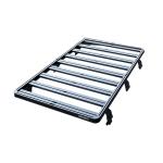 Black Aluminum Alloy Roof Rack for LC76 Off Road Vehicle Roof Placement Solution