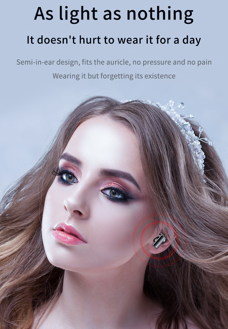 13mm Audio Driver Bluetooth Earphone BLE 5.1 ABS For Game