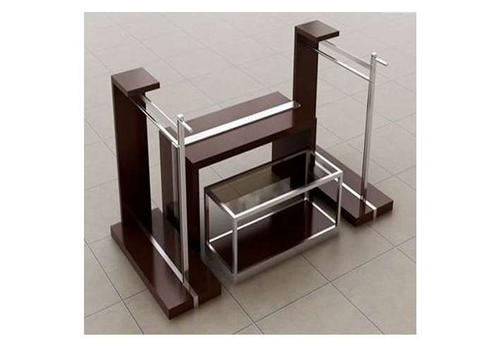 Retail Store Combinated Type Garment Display Stand Space Saving Light Duty