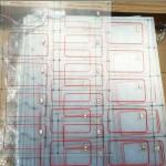 PVC / ABS / PET Material Smart Card Inlay , NFC Wet IC / ID PVC Card Inlay 2x5