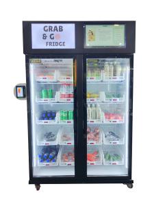 China For European market smart fridge vending machine to sell snack drink with card reader factory