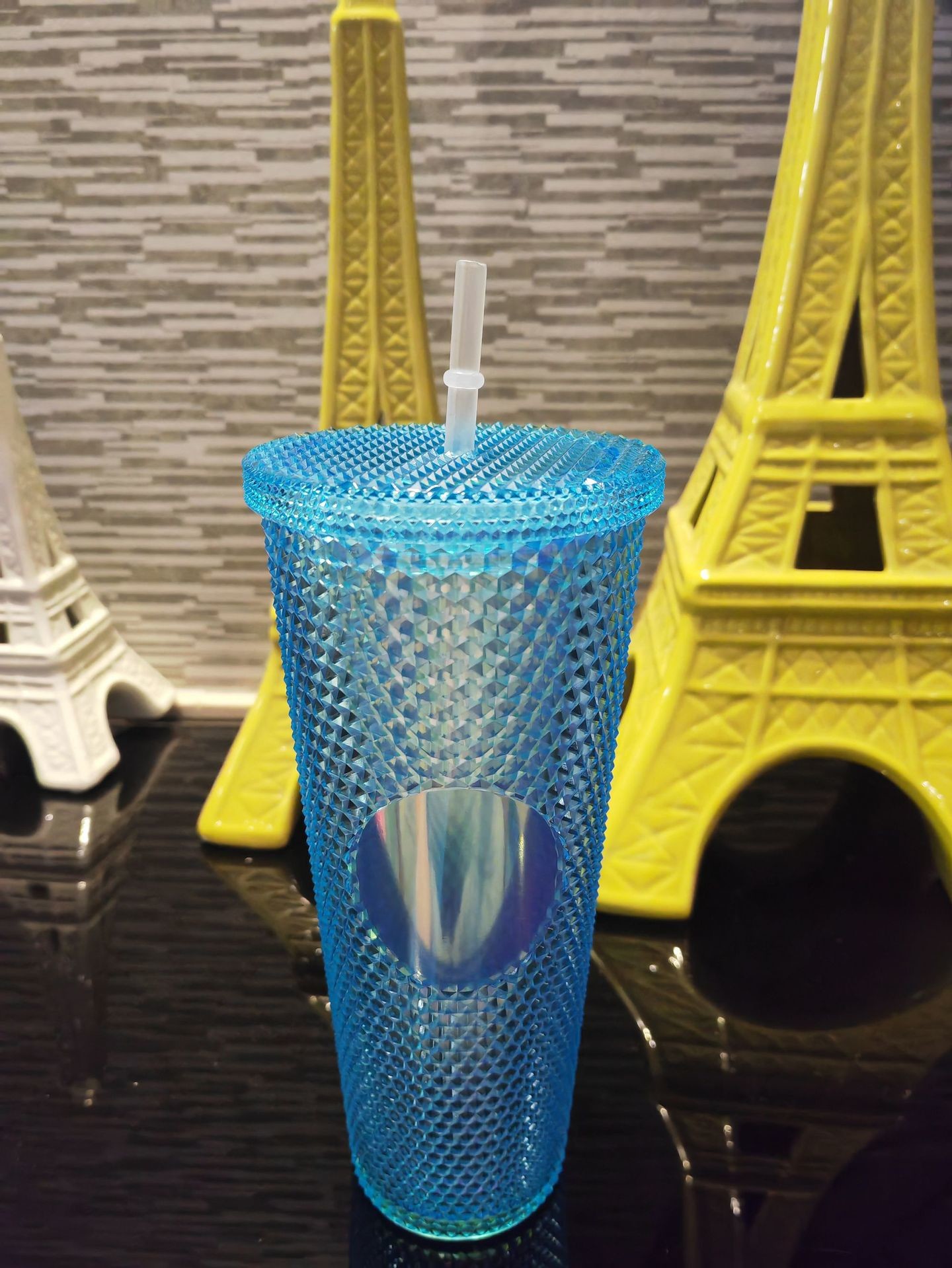 Collections Tumbler With Lid And Straw Insulated Double-Wall Acrylic Cup