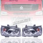 Headlights Sinotruk Spare Parts For 07 Howo OEM WG9719720001 WG9719720002