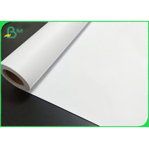 80g White CAD Plotter Paper Roll For Engineering Design Drawing