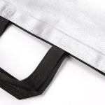 Non-Woven Fabric Bag Custom LOGO Printing Laser Metal Film Tote Bag for Scarves