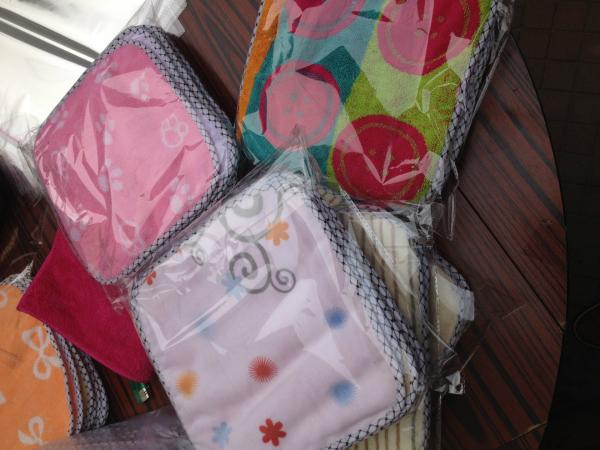 Tope Quality 100% Cotton Square Baby Bib Towel Square Baby Scarf/Saliva Towels