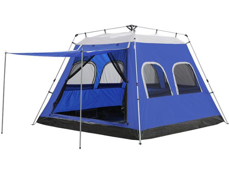 5-6 Persons Instant Cabin Tent Sturdy Frame For Family Camping Travelling Hiking