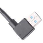 Black Oem / Odm Usb 3.0 Extension Cable Iso9001 Certification