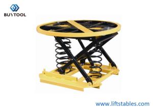 China Auto Leveling Pallet Spring Loaded Lift Table 4000 Lb Level Loader factory