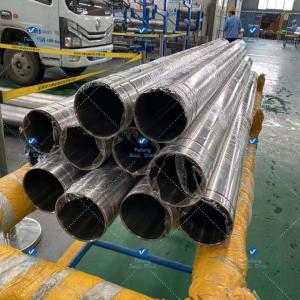 China Titanium Tube Target Titanium Gr2 133OD*125ID*2140L ASTM B861-06 a factory