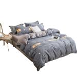 Adult Grade A 100% BAMBOO Bedding Comforter Sets with Marble Pattern Duvet Cover