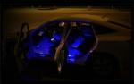 Phone Control Flexible RGB LED Interior Footwell Lights Strips Car LED DRL