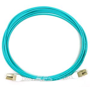 China OM4 OFNR PVC LSZH 2.0mm Fiber Optic Patch Cord Duplex LC To LC factory