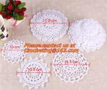 Multi Round Hand Made Crochet doily/placemat coasters/placemat set/shabby chic