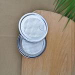 65mm Silver Gold Color Aluminum Peel Off End Lids For Tin Cans