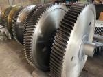 Double Helical High Precision Hobbing Mill Pinion Gears And Rotary Kiln Pinion