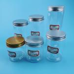 Metal Screw Lid Plastic Bottle Jar 1460ml Dry Food Packaging 200mm Height