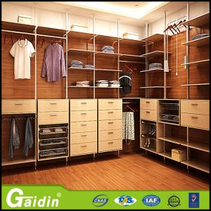 China made in China high quality pole system diy walk in wardrobe modern design bedroom furniture wardrobe factory