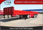 Flatbed type side wall semi trailer and Container truck trailer for sale