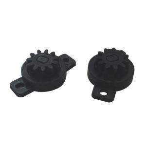 China Custom Black Hydraulic Rotary Damper Plastic Rotary Buffer factory