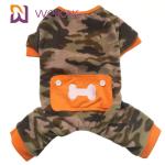 Poly Fleece Winter Pet Pajama Camo Skull Dog Fleece Onesie