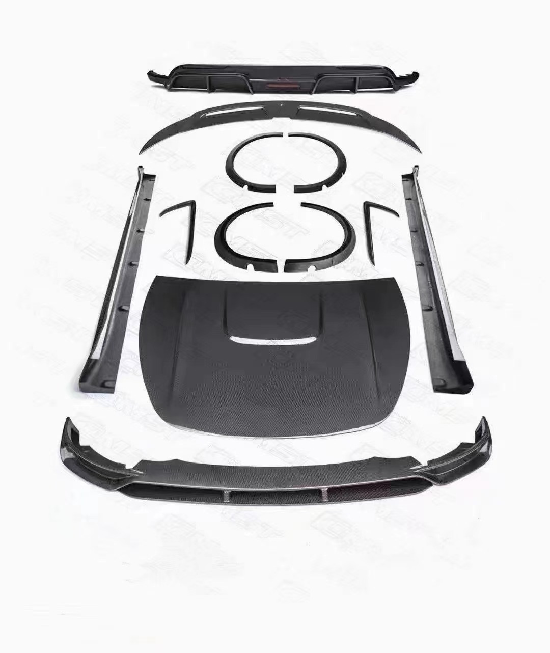 New Product MODEL Y Carbon Fiber Body Kit Model Y Front Shovel Rear Diffuser Spoiler Cover