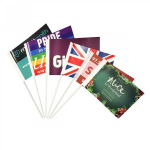 China Double Sided Printed Hand Waving Flags factory